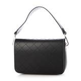 ブラック | カシュカシュ  / キルティングフラップ2WAYショルダーバッグ | UNBILLION