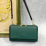 グリーン | カシュカシュ / WEB限定カラーコンビウォレットショルダーバッグ | UNBILLION