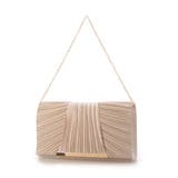 ベージュ | カシュカシュ cachecache / チェーンショルダー付きクラッチバッグ | UNBILLION