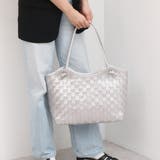 【訳あり商品】 牛革レザーメッシュトートL | UNBILLION | 詳細画像8 