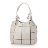 アイボリー | ピークスピーク / 牛革パッチワーク2wayトートS | UNBILLION