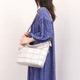 ピークスピーク / 牛革パッチワーク口折れ2wayショルダー | UNBILLION | 詳細画像1 