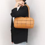 ピークスピーク / 牛革パッチワーク横長ボストン | UNBILLION | 詳細画像4 