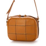 キャメル | ピークスピーク PEAKSPEAK / 牛革パッチワークスクエアショルダー | UNBILLION