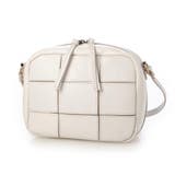 アイボリー | ピークスピーク PEAKSPEAK / 牛革パッチワークスクエアショルダー | UNBILLION