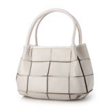 アイボリー | ピークスピーク PEAKSPEAK / 牛革パッチワーク・フラップトートS | UNBILLION