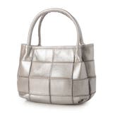 シルバー | ピークスピーク PEAKSPEAK / 牛革パッチワーク・フラップトートS | UNBILLION