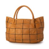 キャメル | ピークスピーク PEAKSPEAK / 牛革パッチワーク・フラップトートL | UNBILLION