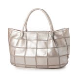 シルバー | ピークスピーク PEAKSPEAK / 牛革パッチワーク・フラップトートL | UNBILLION