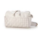 アイボリー | ピークスピーク PEAKS PEAK / 牛革レザーメッシュボディショルダー | UNBILLION