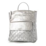 シルバー | ピークスピーク PEAKS PEAK / 牛革レザーメッシュA4リュック | UNBILLION