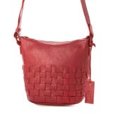 レッド | アトランタ ATLANTA / 牛革メッシュバケツショルダー | UNBILLION