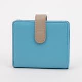 ブルー | アトランタ ATLANTA / 牛革二つ折りカラーコンビウォレット | UNBILLION