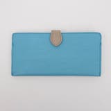 ブルー | アトランタ ATLANTA / 牛革薄マチロングウォレット | UNBILLION