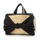 ブラック | カカトゥ kakatoo / リボンスクエアクロッシェバッグ | UNBILLION