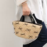 カカトゥ kakatoo / ラフィアブレードリボンバッグ カゴバッグ | UNBILLION | 詳細画像1 