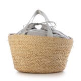 カカトゥ kakatoo / ラフィアブレードリボンバッグ カゴバッグ | UNBILLION | 詳細画像7 