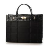 ペルケ/ ナイロンキルト×クロコ型押し牛革A42wayトートバッグ | UNBILLION | 詳細画像11 