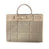 オーク | ペルケ/ ナイロンキルト×クロコ型押し牛革A42wayトートバッグ | UNBILLION