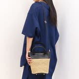 ペルケ perche / エステルメッシュ・牛革丸手2wayバケツバッグ | UNBILLION | 詳細画像3