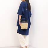 ペルケ perche / エステルメッシュ・牛革丸手2wayバケツバッグ | UNBILLION | 詳細画像4