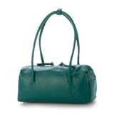 グリーン | ペルケ perche / ソフトレザーワイドボストントート | UNBILLION