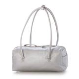 シルバー | ペルケ perche / ソフトレザーワイドボストントート | UNBILLION