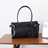 ブラック | ペルケ perche / 牛革×ナイロンランドスケープトート | UNBILLION