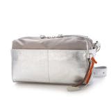 シルバー | ペルケ perche / 牛革×ナイロンチェンジベルトキーチャームショルダー | UNBILLION