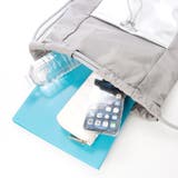 ペルケ perche / ナイロン×牛革ドローコード2wayナップサック | UNBILLION | 詳細画像8 