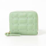 ライトグリーン | ペルケ perche / シープボックスキルト・ジャバラカードウォレット | UNBILLION