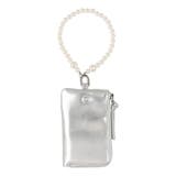 シルバー | ペルケ perche / パール調ストラップ・マルチケース | UNBILLION