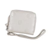 シルバー | ペルケ perche / ドット型押しパームフィットストラップウォレット | UNBILLION