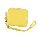 イエロー | ペルケ perche / ドット型押しパームフィットストラップウォレット | UNBILLION