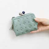 ペルケ perche / サクラ・スタッズ・アクリル玉がま口2つ折り財布 | UNBILLION | 詳細画像10