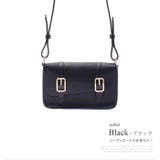 ブラック | ミニバッグ スマホショルダー スマホポーチ | e-mono