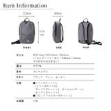 ボディバッグ ワンショルダー 斜め掛けバッグ | e-mono men | 詳細画像6
