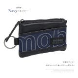 ネイビー | ダブルファスナー小銭入れ 小銭入れ コインケース | e-mono men