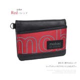 レッド | 二つ折りパスケース パスケース 定期入れ | e-mono men