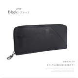 ブラック | 長財布 ラウンドファスナー長財布 ファスナー長財布 | e-mono men
