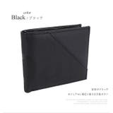 ブラック | 二つ折り財布 メンズ財布 革財布 | e-mono men