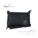 ブラック | お財布ショルダーバッグ ショルダーバッグ ポシェット | e-mono