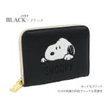 ブラック | ラウンドファスナー小銭入れ スヌーピー SNOOPY | e-mono
