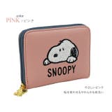 ピンク | ラウンドファスナー小銭入れ スヌーピー SNOOPY | e-mono