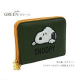 グリーン | ラウンドファスナー小銭入れ スヌーピー SNOOPY | e-mono