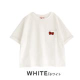 ホワイト | zootie（ズーティー）：キティリボン フレンチ バスクシャツ［キッズ］ | e-zakkamania stores