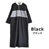 ブラック | MIMIMEMETE（ミミメメット）：ポロシャツ ロングワンピース | e-zakkamania stores