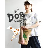 DOGプリント ルーズ Tシャツ | e-zakkamania stores | 詳細画像2 