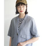 リネン混 半袖テーラードジャケット | e-zakkamania stores | 詳細画像11 