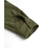 コーデュロイ 胸ポケット付き ロングシャツワンピース | e-zakkamania stores | 詳細画像10 